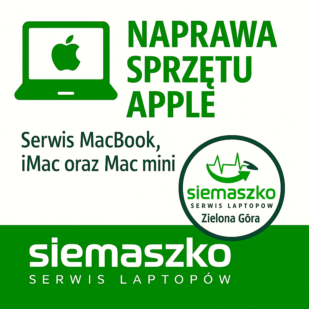 Serwis Apple w Zielonej Górze – naprawa MacBook, iMac i Mac mini
