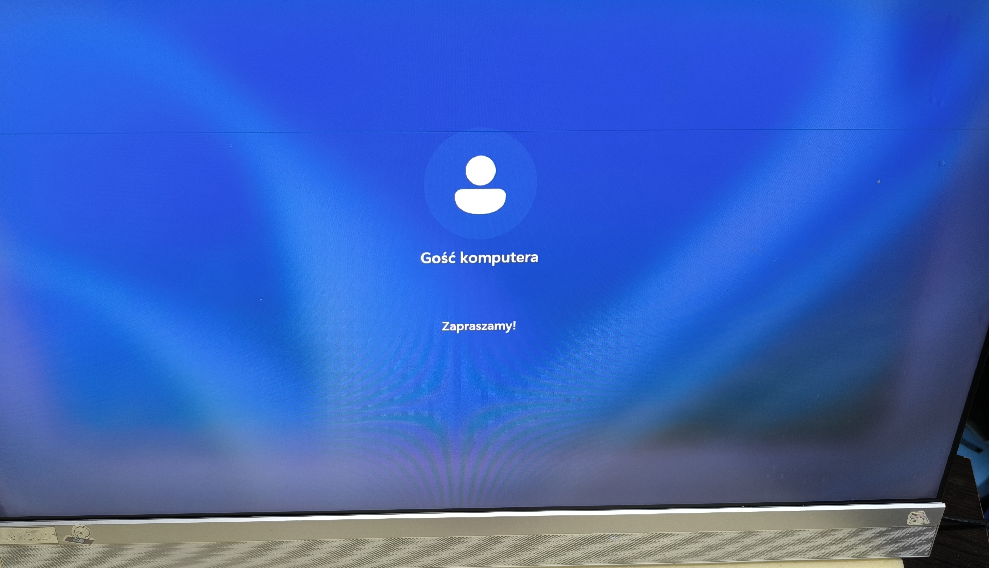 Ekran logowania Windows – konto Gość komputera (problem z profilem użytkownika) (naprawa Windows Zielona Góra)