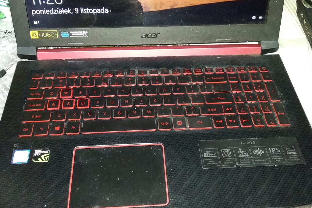 Acer Nitro przegrzewanie w grach – czyszczenie chłodzenia i wymiana pasty termicznej Zielona Góra