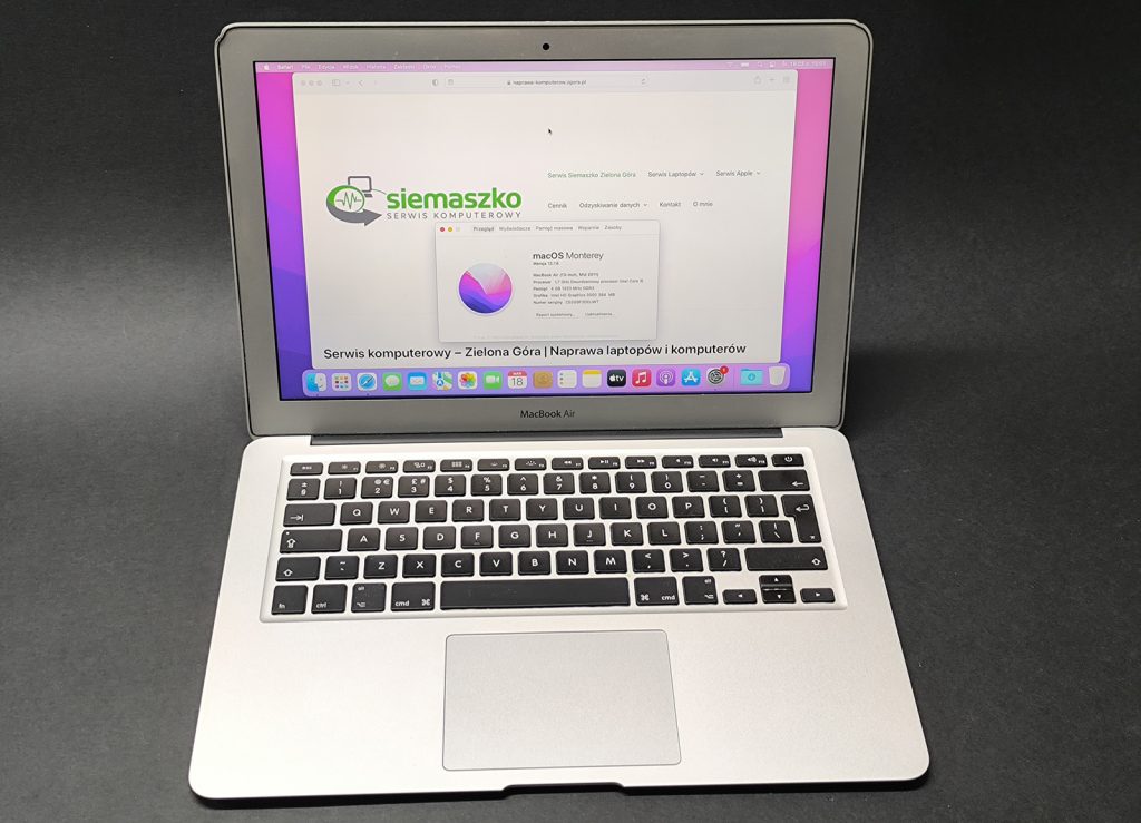 macOS Monterey na starym MacBooku Air 2011 – instalacja legacy upgrade Zielona Góra