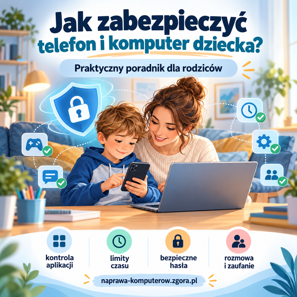 Jak zabezpieczyć telefon i komputer dziecka – poradnik dla rodziców